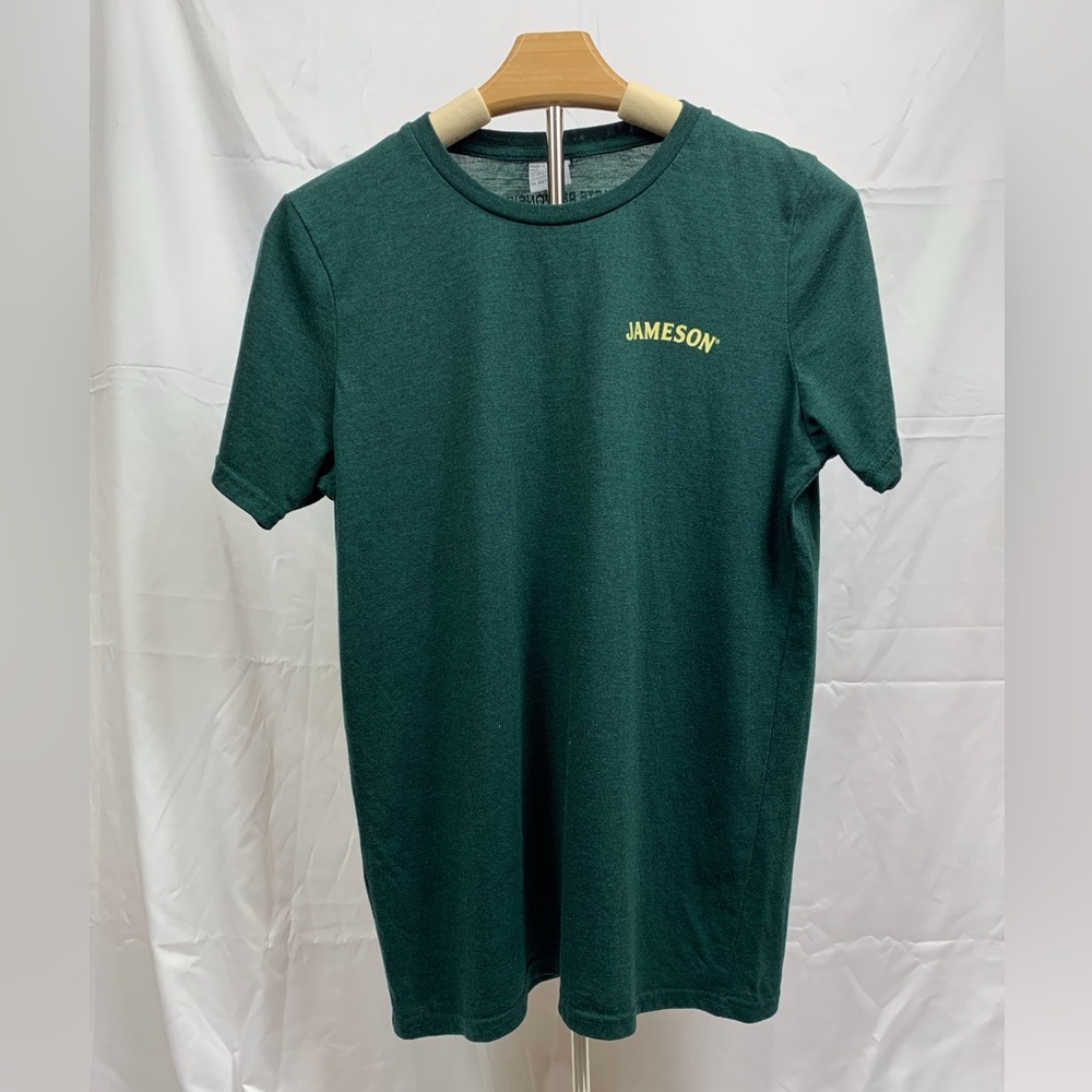 Jameson Irish Whiskey Dark Green Men's Short Sleeve Shirt Pre-owned